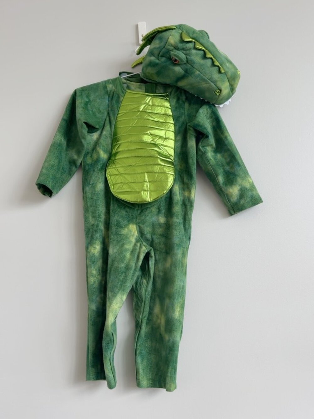 Dream Play Imagine T-Rex Dinosaur Halloween Costume 5/6 Complete 5 Piece Green